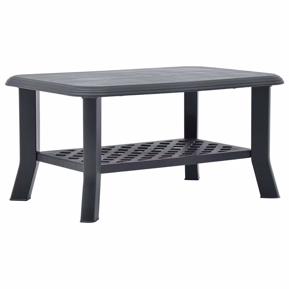 Berkfield Home Durable Anthracite Coffee Table, W/D/H: 90 x 60 x 46 cm – 2