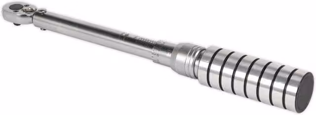 Loops Micrometer Style Torque Wrench with 1/4 inch Square Drive and Flip Reverse Function, 4 to 20 Nm Range, Silver and Multicolour – 1