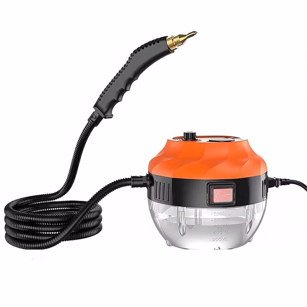 Ventryn Handheld Steam Cleaner in Orange with Extension Pole – 4