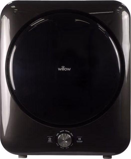 Willow Black 3kg Vented Compact Countertop Front Loader Dryer