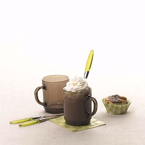 Duralex Versailles Glass Coffee Mugs, 260ml, Pack of 12, Black or Grey – 2