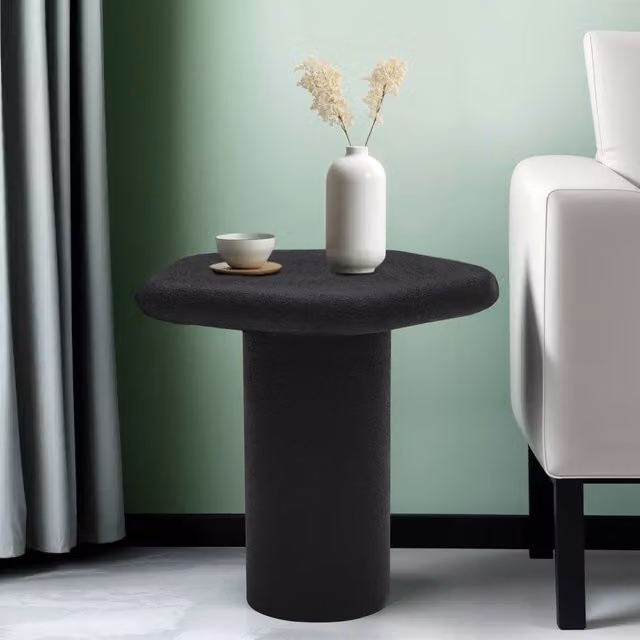 IH Design Baneza Pentagon Shape End Table in Black – 1