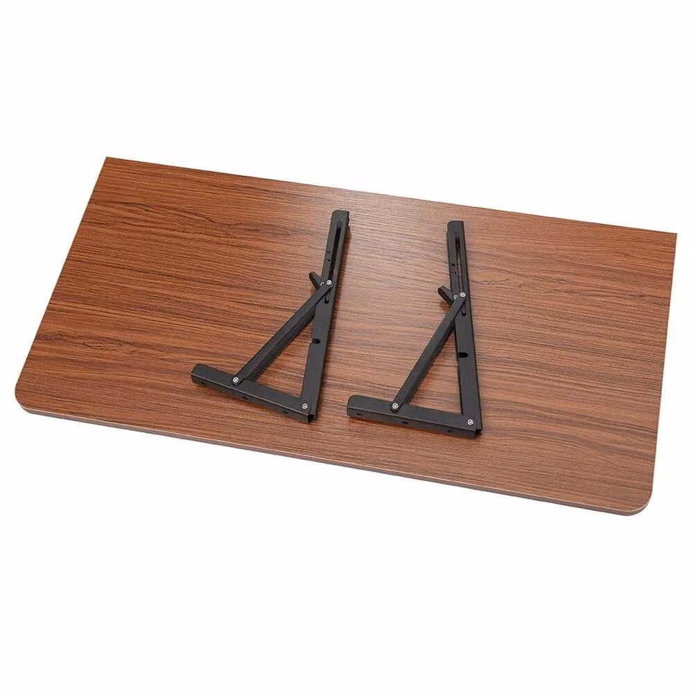 FLAVORA Brown Folding Wall Mounted Computer Desk – 2