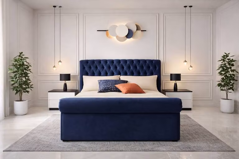 Paradise Beds Ltd Silver Upholstered Electric Adjustable Bed with Spring Mattress and Matching Headboard, W/D/H: 120 x 200 cm