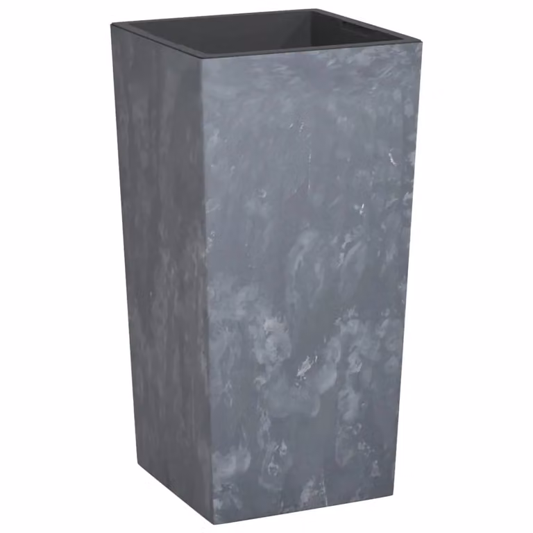 Berkfield Home Grey Concrete Look Planter with Removable Inner Tub, 21/49 L