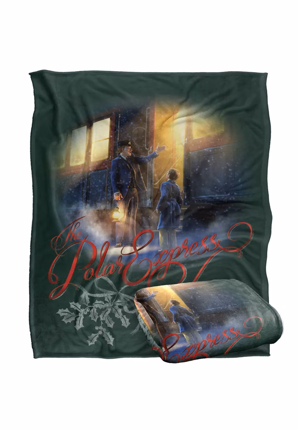 Warner Brothers Polar Express Silky Touch Super Soft Throw Blanket in White, W: 152 cm, D: 127 cm – 2
