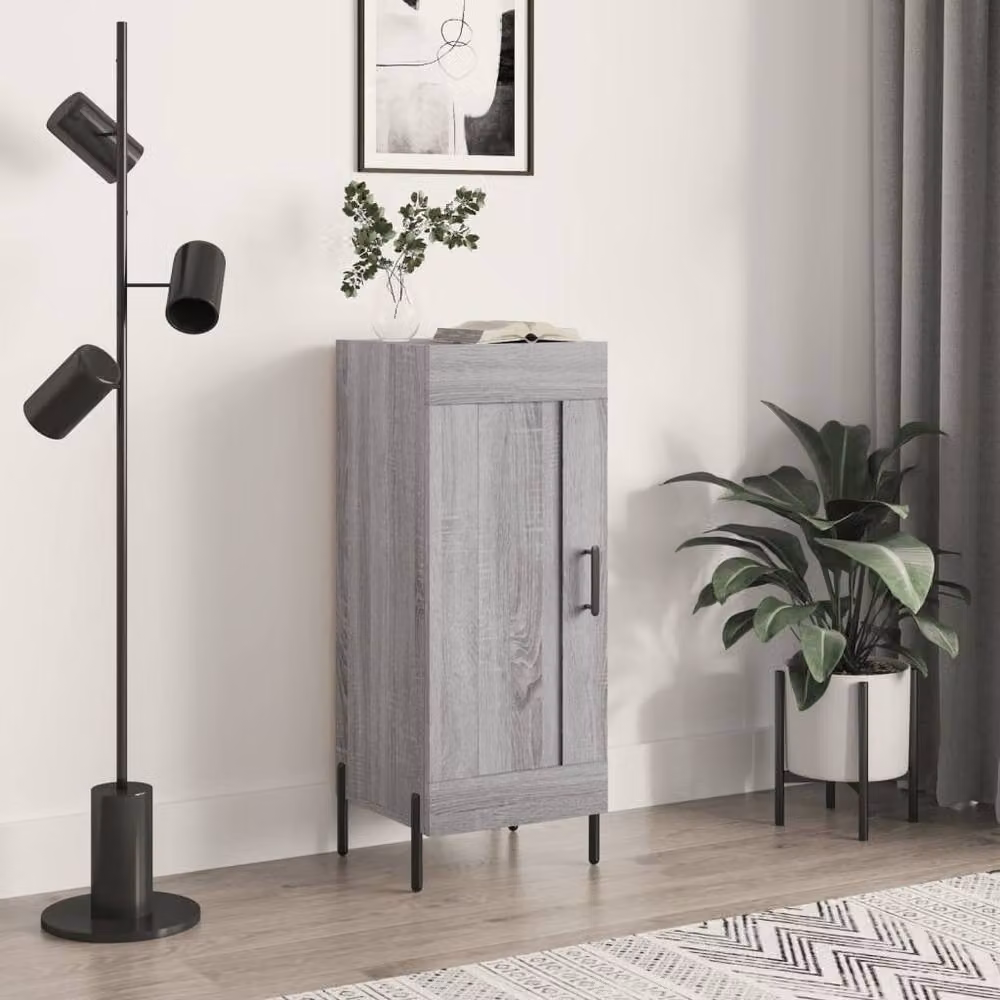 Berkfield Home Grey Sonoma Sideboard in Engineered Wood, W/D/H: 34.5 x 34.5 x 90 cm – 2