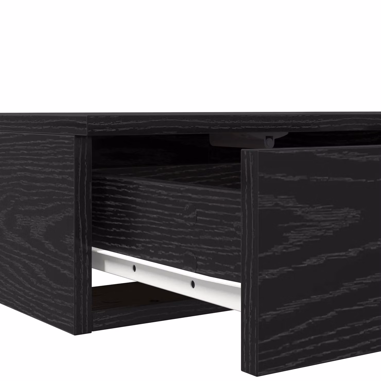 Berkfield Home Black Bed Drawers in Engineered Wood, W: 75 cm, D: 36.5 cm, H: 16.5 cm – 3