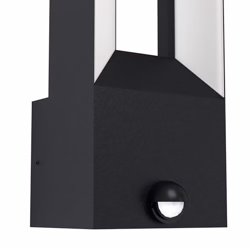 Eglo Riforano LED Outdoor Wall Light in Black and White with Motion and Dusk Sensors, IP44 Waterproof Aluminium and Plastic Up/Down Lighting for Garden, Terrace or Balcony – 4