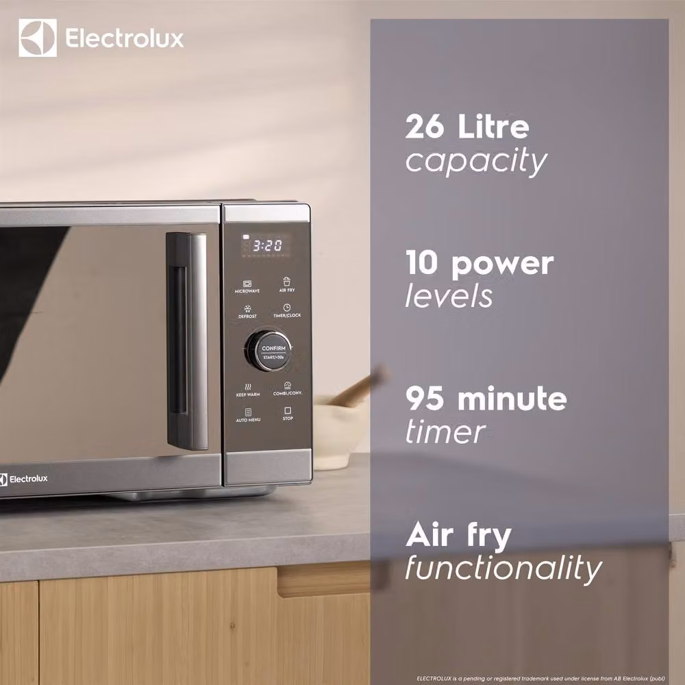 Electrolux SDA2868 26L Air Fryer Combination Microwave, Grey – 2