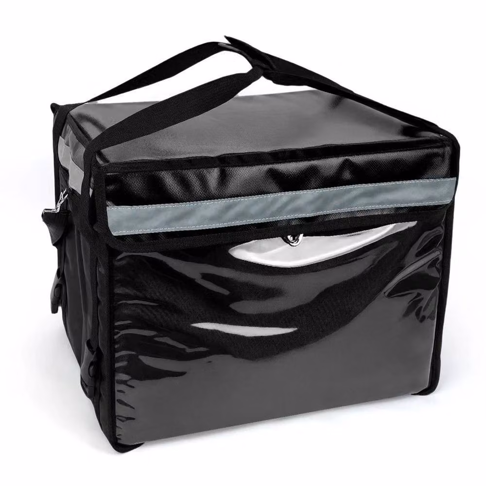 FLAVORA 48L Thermal Insulated Food Delivery Bag in Black – 4