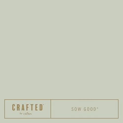 Crown Sow Good Matt Emulsion Paint Tester Sample, Green, 125ml – 3