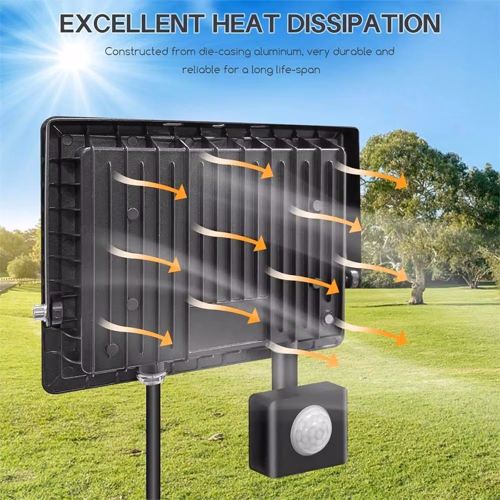Nordara Sensor LED Motion Sensor Floodlight in Black – 5