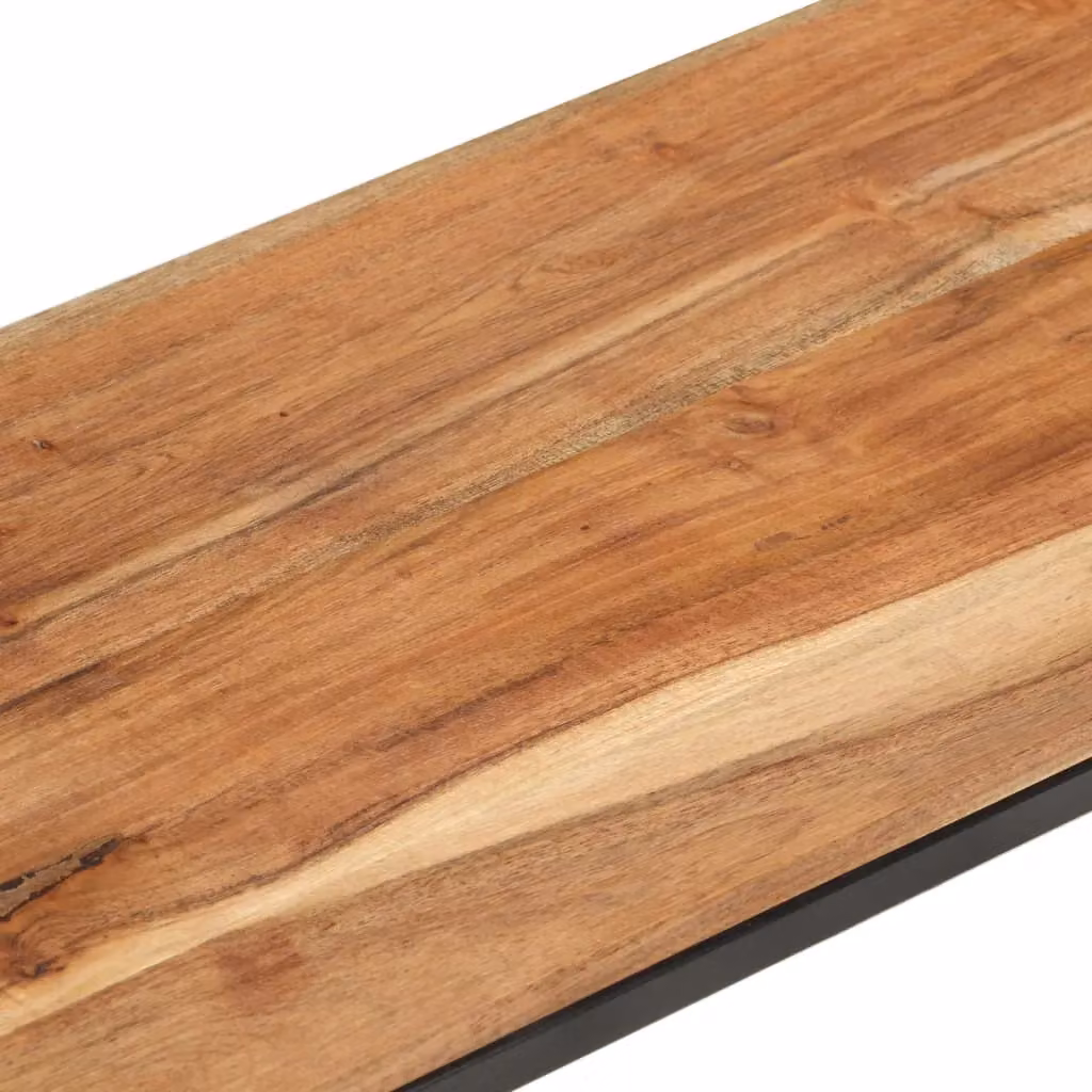 Berkfield Home Industrial TV Cabinet in Brown Solid Acacia Wood, W/D/H: 180 x 30 x 50 cm – 2