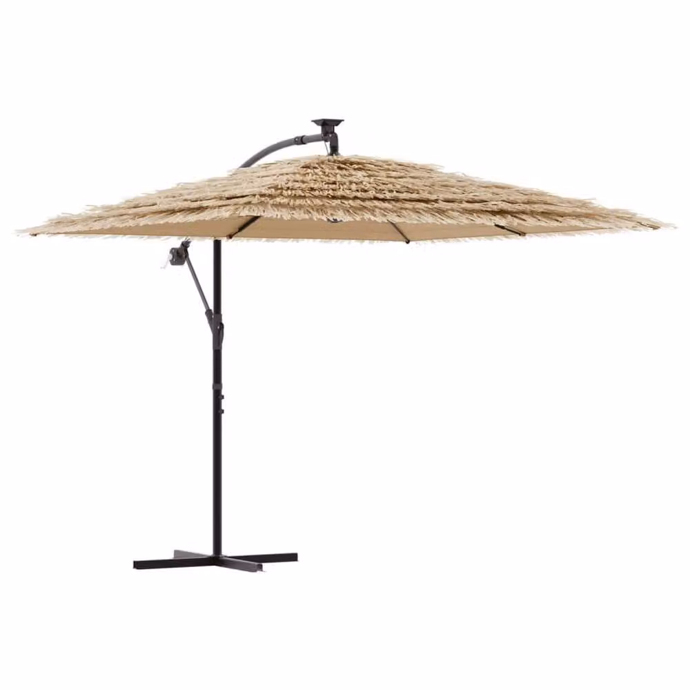 Berkfield Home Brown Garden Parasol with Steel Pole W/D/H: 290 x 290 x 238 cm – 2