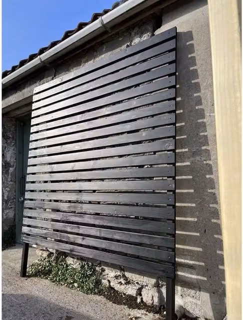 Buttercup Farm ULTRA Wall-Mounted Rectangular Wooden Trellis in Black or Multicolour, H 90 cm x W 8 cm x D 90 cm
