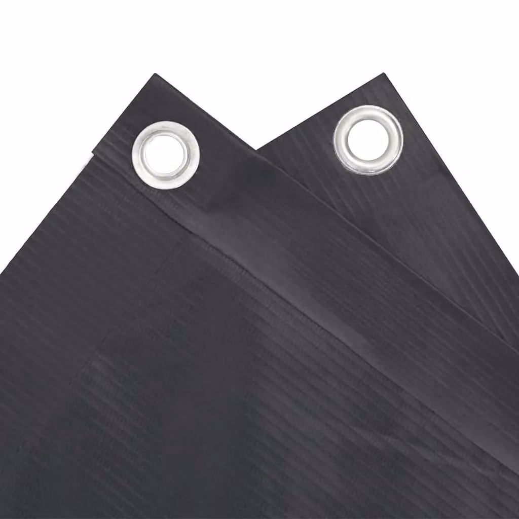 Berkfield Home Anthracite PVC Balcony Privacy Screen W: 500 cm, H: 120 cm – 3