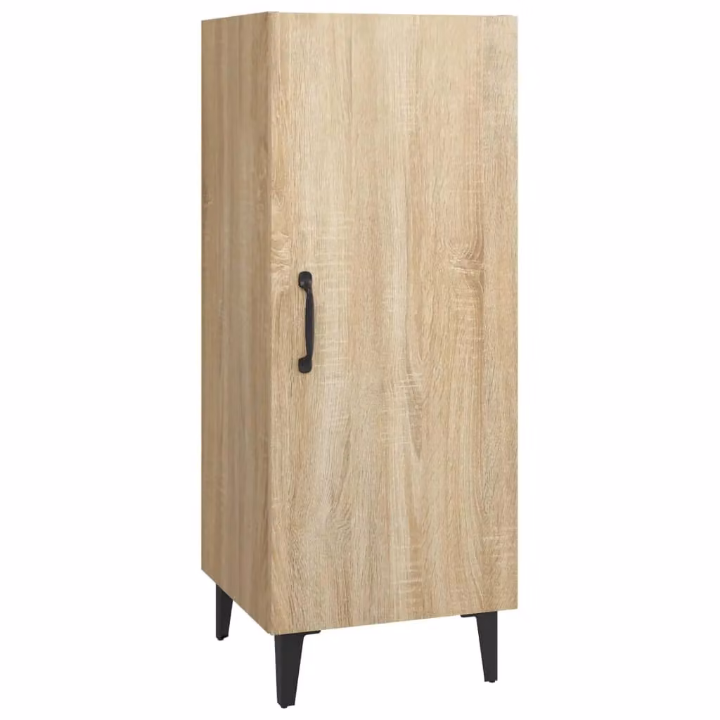 Berkfield Home Sonoma Oak Sideboard in Brown, W/D/H: 34.5 x 34.5 x 90 cm – 2