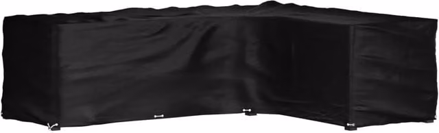 Berkfield Home L-Shaped Garden Furniture Cover in Black, W/D/H: 260 x 210 x 80 cm – 1