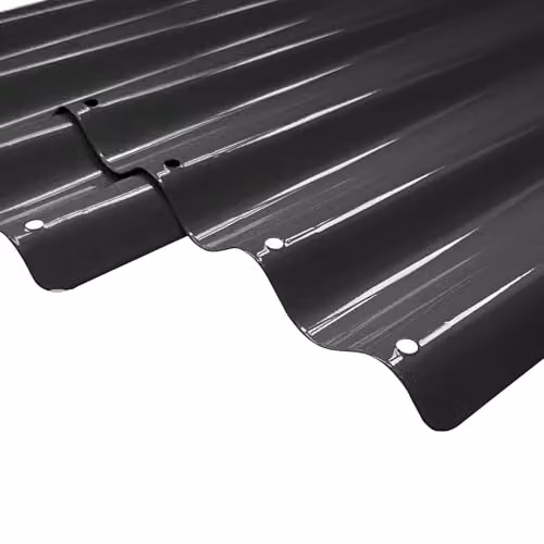 Harbour Housewares 2pc Galvanised Steel Raised Garden Bed Extension Set in Anthracite and Black – 3