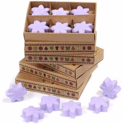 KDMD Lavender Fields Wax Melts, Box of 6, Blue and Purple – 1