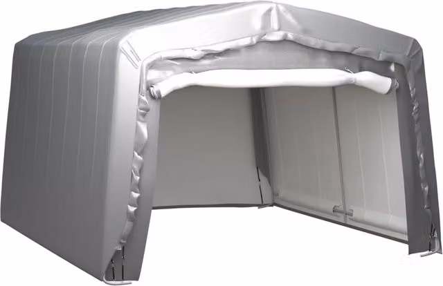 Berkfield Home Storage Tent in Grey, W/D/H: 370 x 370 x 260 cm