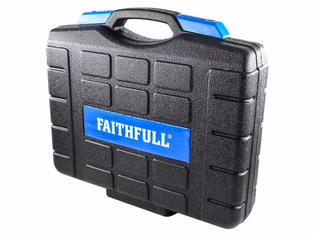 Faithfull 26 Piece 3/8 Inch Drive Socket Set in Silver Chrome Vanadium Steel – 3