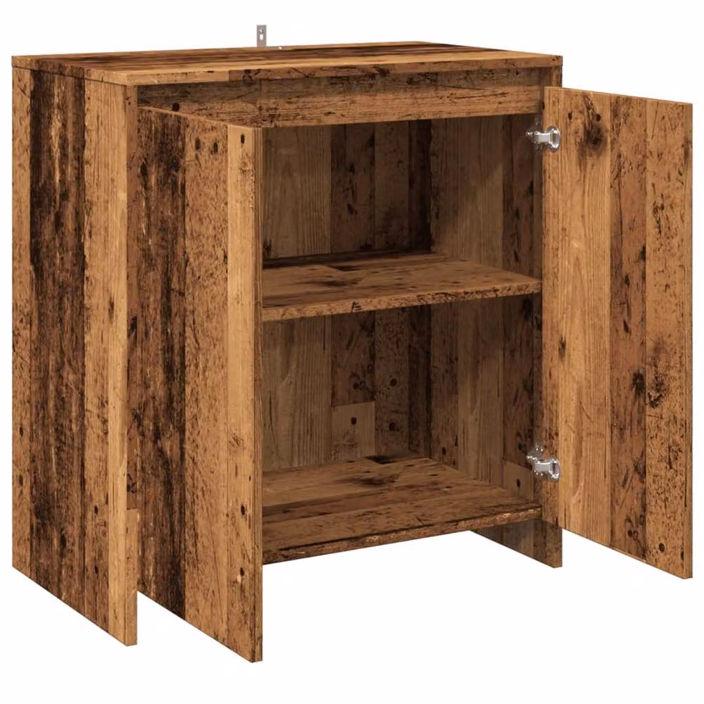 Berkfield Home Old Wood Sideboard in Brown, W/D/H: 70 x 41 x 75 cm – 5