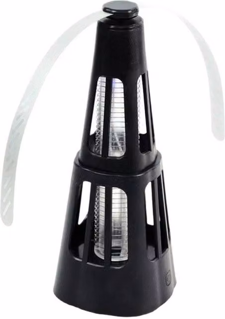 PAWNORA USB Rechargeable Fly Repellent Fan in Black