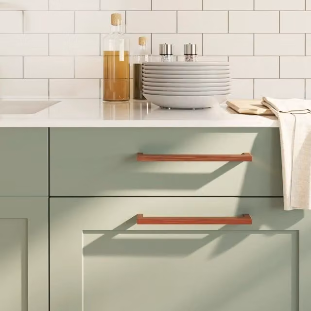 Berkfield Home Bronze Stainless Steel Bar Cabinet Handles, Brown, 20 Pack, Length: 224 mm