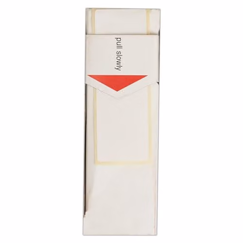 Blick White Self Adhesive Rectangular Paper Labels, 320 Pack, W: 75 mm, H: 25 mm – 2