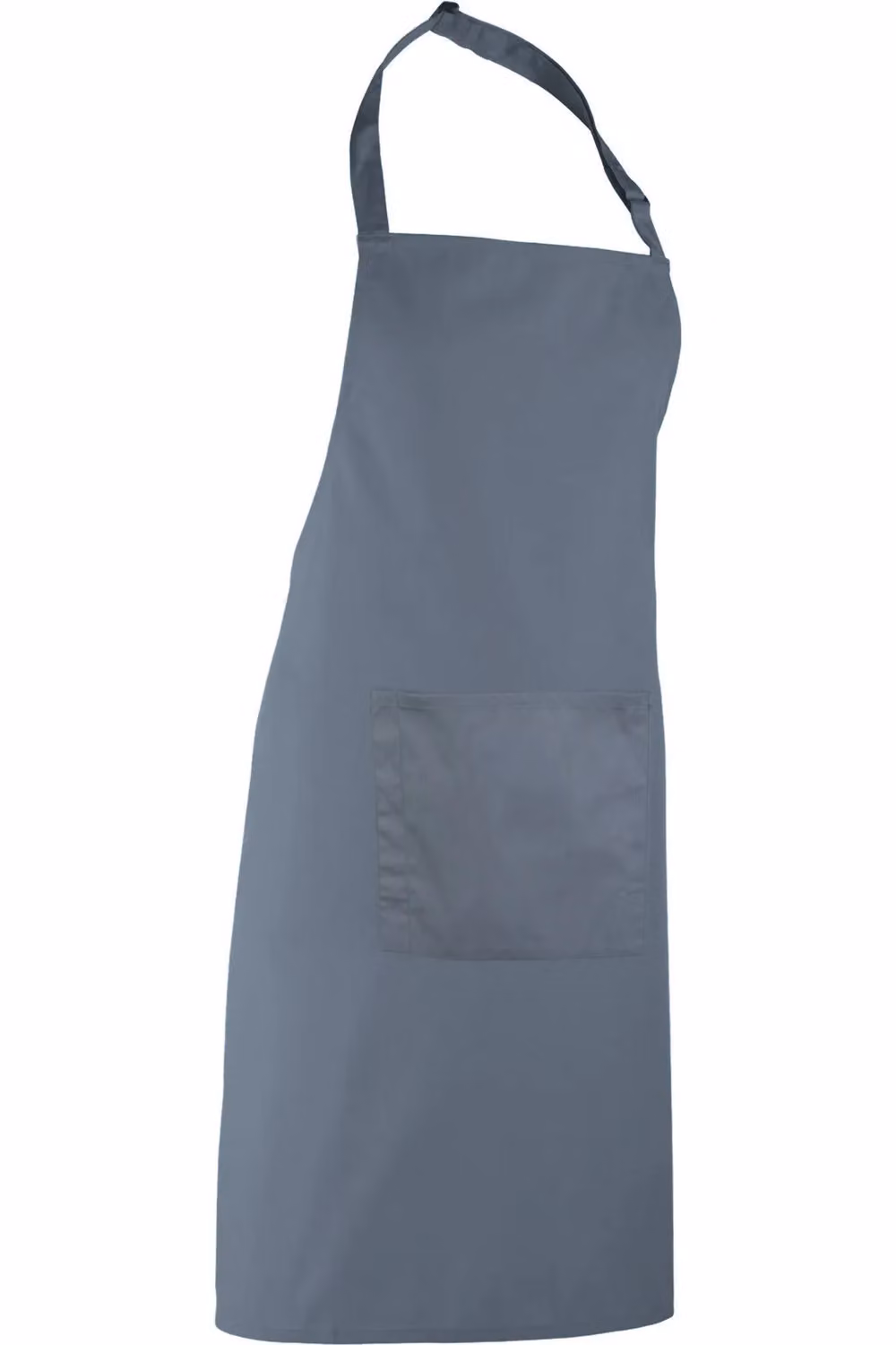 Premier Women's Bip Apron with Pocket Workwear Pack of 2 in Grey – 2