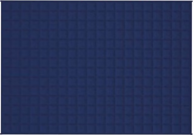 Berkfield Home Blue Weighted Blanket, 10 kg, W: 138 cm, L: 200 cm