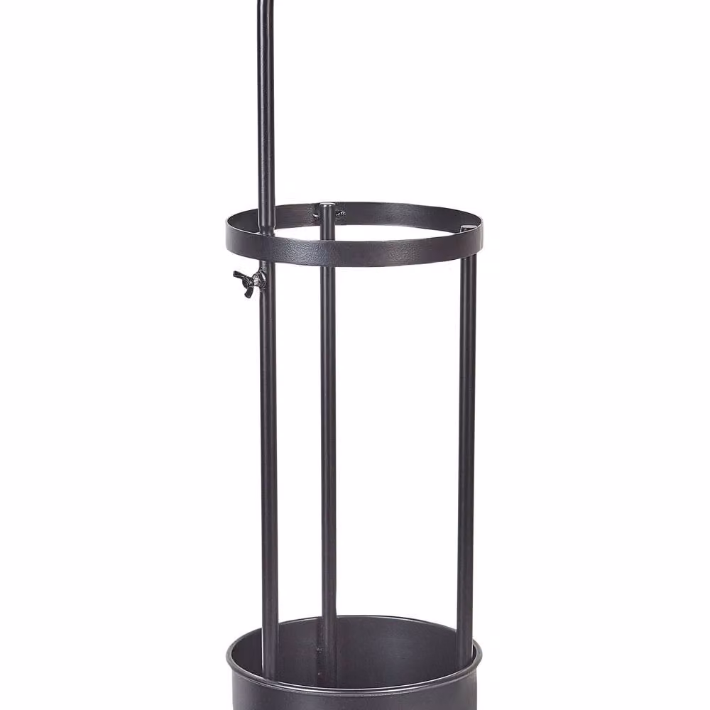 Wyld and Coco Black Metal Umbrella Stand, H: 66.0 cm, W: 21.0 cm, D: 21.0 cm – 2