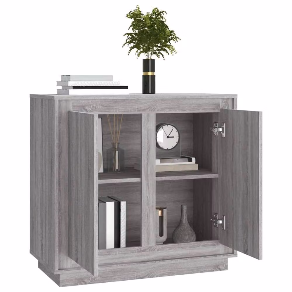 Berkfield Home Grey Sonoma Sideboard, W/D/H: 80 x 34 x 75 cm – 2