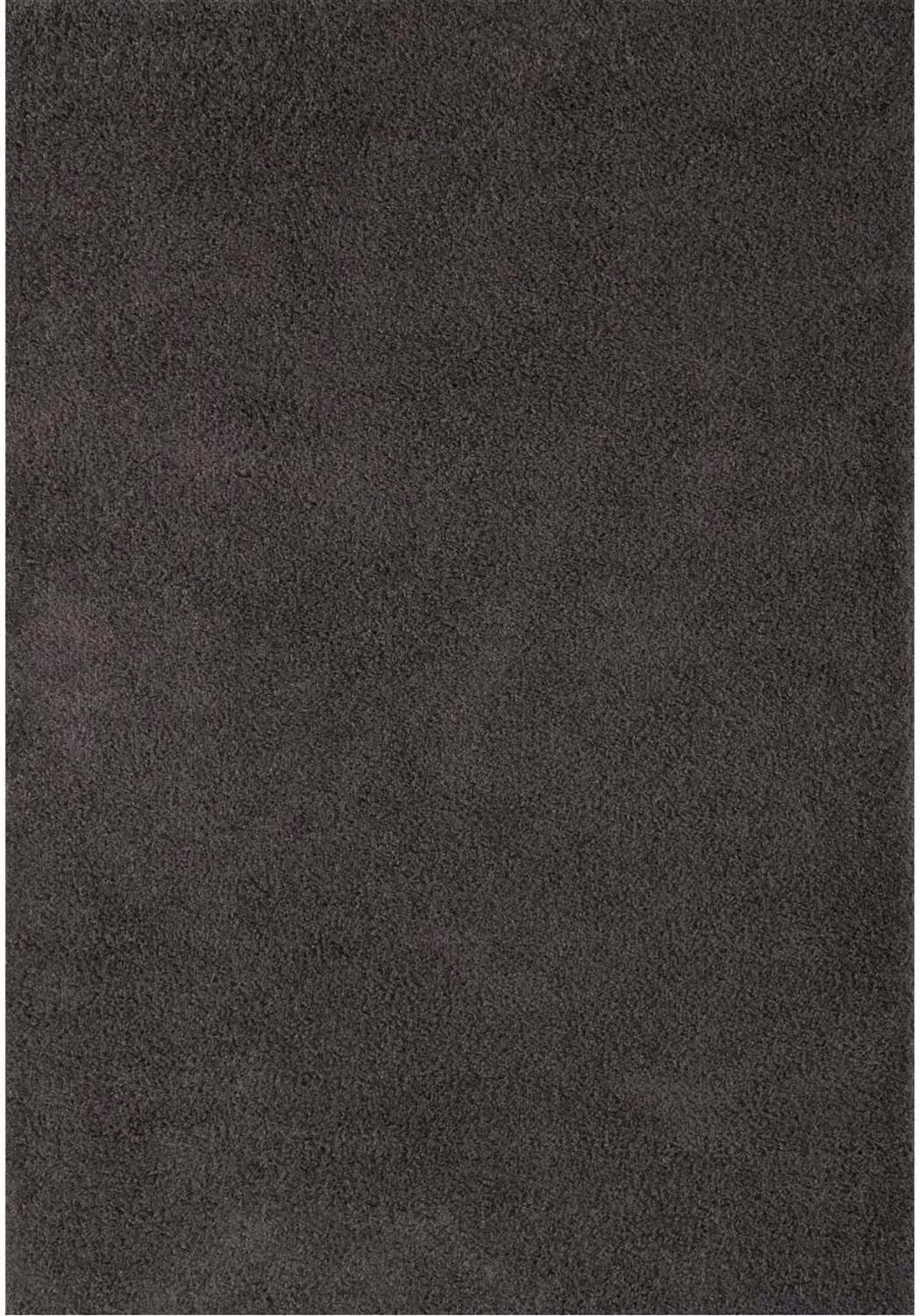 THE RUGS Grey Plain Shaggy High Pile Rug, W/D: 110 x 60 cm – 5