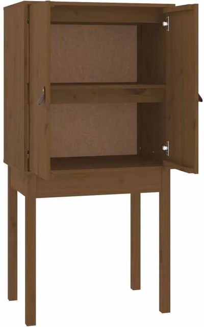 Berkfield Home Rustic Honey Brown Solid Wood Pine Highboard W/D/H: 60 x 40 x 120 cm – 1