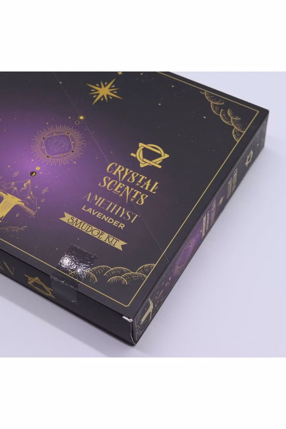 KDMD Amethyst Crystal and Lavender Smudge Incense Sticks in Brown – 2
