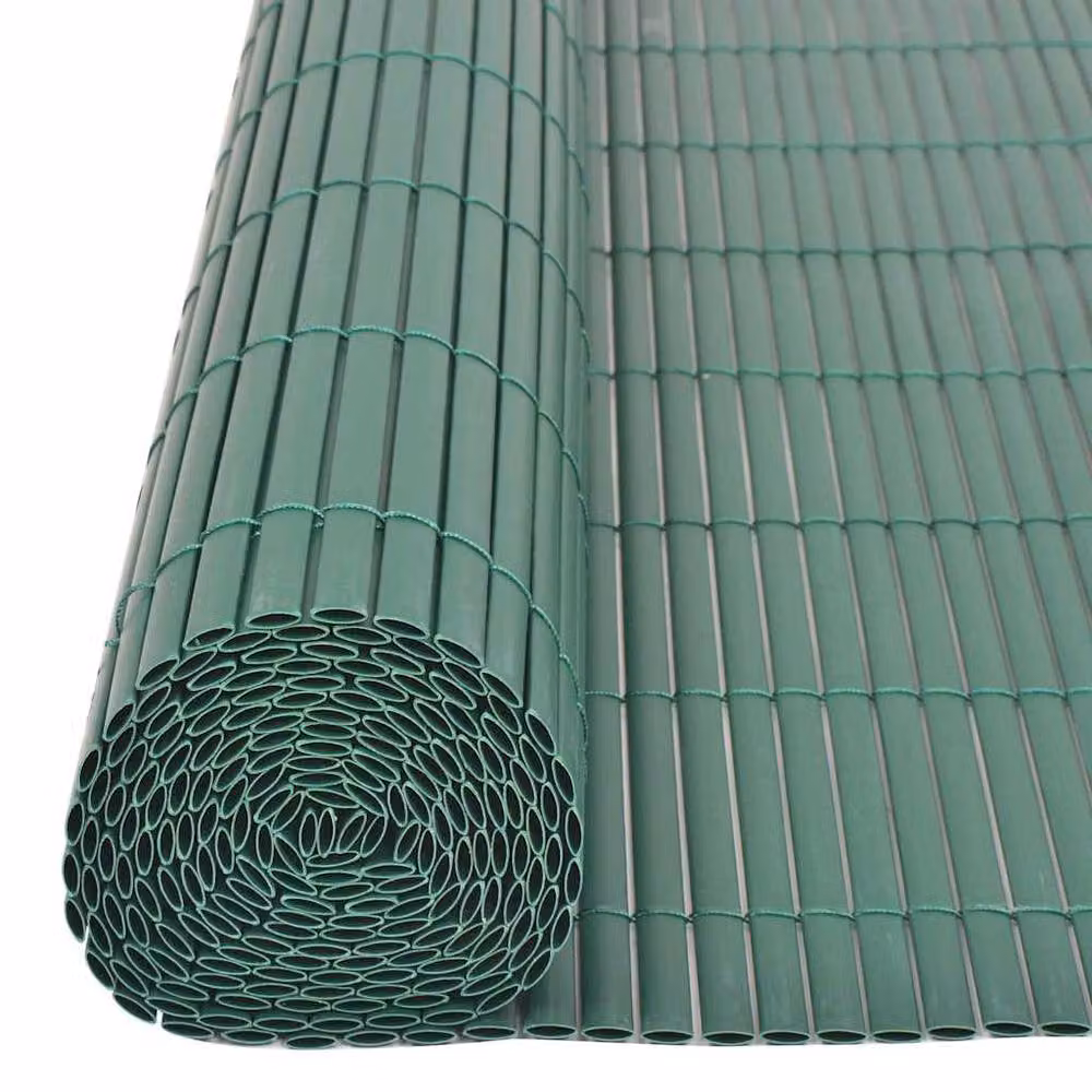 Berkfield Home Double-Sided PVC Garden Fence, Green, H: 90 cm, W: 500 cm – 4