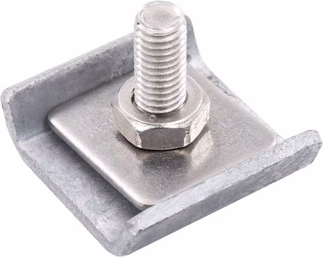 Berkfield Home Silver Galvanised Steel Double-Bar Mat Connector, 25 Sets