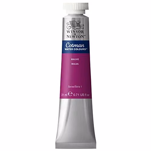 Winsor and Newton Cotman Watercolour Paint, Mauve, 10.5 ml – 2
