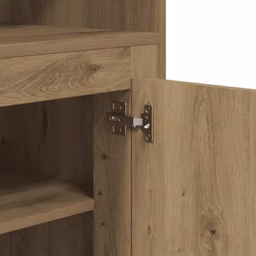vidaXL Highboard in Artisan Oak, Brown, W/D/H: 60 x 35.5 x 103.5 cm – 4