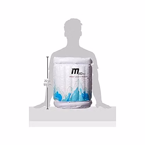 SHATCHI White Inflatable Waterproof PVC Spa Accessories for MSpa Hot Tubs – 4