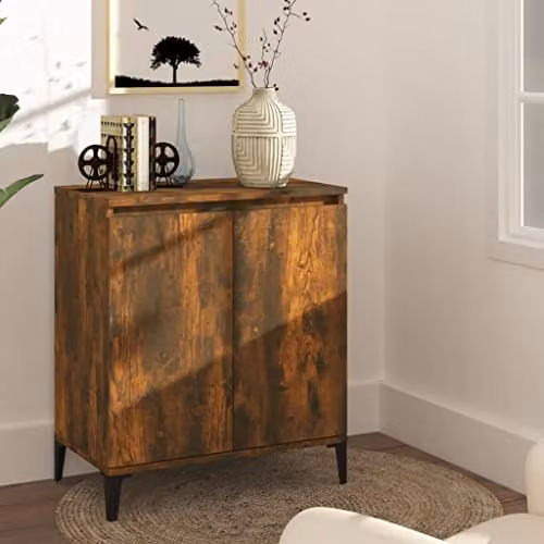 vidaXL Sideboard in Smoked Oak, Brown, W/D/H: 60 x 35 x 70 cm – 2