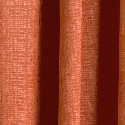 Enhanced Living Orange Thermal Noise Reducing Dim Out Tape Top Curtains W: 229 cm, H: 229 cm – 1