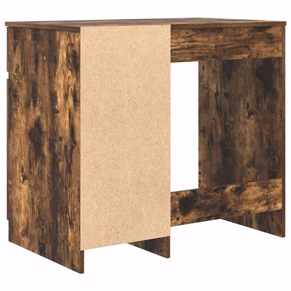 Berkfield Home Writing Desk in Smoked Oak Brown, W: 86 cm, D: 49 cm, H: 76 cm – 5
