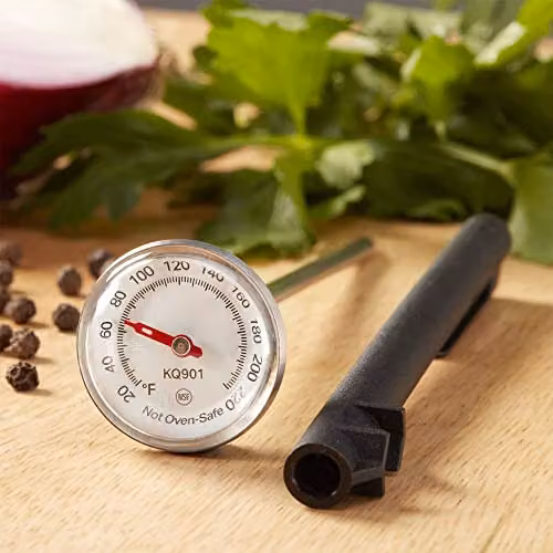 KitchenAid Quick Read Meat Thermometer Probe in Black with 20°F to 220°F Range – 3