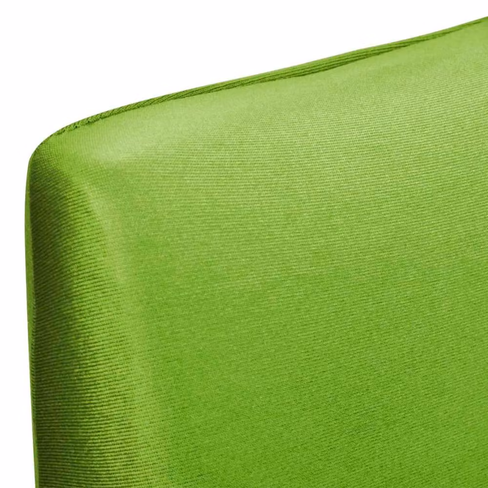 Berkfield Home Straight Stretchable Dining Chair Covers, 4 Pack, Green – 2