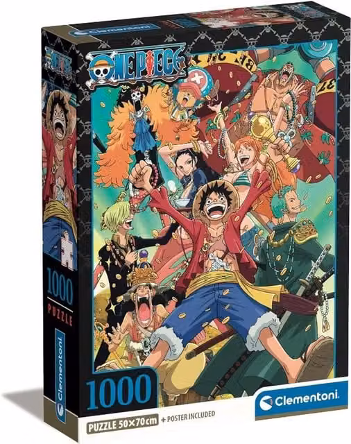 Clementoni One Piece 1000 Piece Multicolour Jigsaw Puzzle