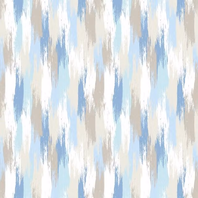 I Love Wallpaper Abstract Layered Brushstrokes Wallpaper in Blue and Neutrals